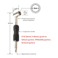3 Pieces Guitar Neck Rod Wrench Carbon Steel Guitar Neck Adjuster