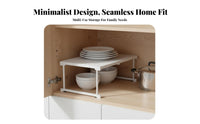 Wardrobe Divider Shelf Space Saving Adjustable Cabinet Shelf Easy to Install Closet Organizer for Homeowners, Students, Under Sink, Washroom, Bookcase