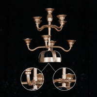 Candlestick Holder Headpiece Symmetrical Costume Accessory Lightweight