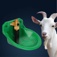 Brass Valve Sheep Drinking Bowl Rust-Resistant Livestock Drinking Cup Easy to Install for Barn
