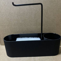 Dish Soap Dispenser Brush Holder Space Saving Countertop Cleaning Holder