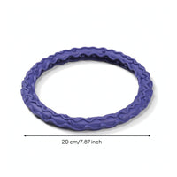 Dog Gnaw Loop Textured Dog Loop Toy Interactive Sturdy for Dogs, Fetching, Indoor Play