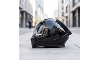 With Dual Visor | DOT Certified, Aerodynamic, Helmet with Headset, for Daily Commuting