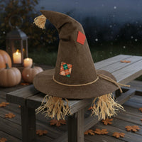 Halloween Witch Hat Cosplay Pointy Straw Witch Hat Festive