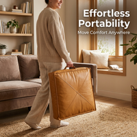 Floor Cushion 50x50, Modern Minimalist Seat Cushion, Pillow, Waterproof Wear-Resistant, Bedroom Livi - Image 4