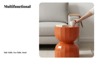 Hourglass-Shaped Stool Multi-Functional Small Seat Modern Design for Living Room