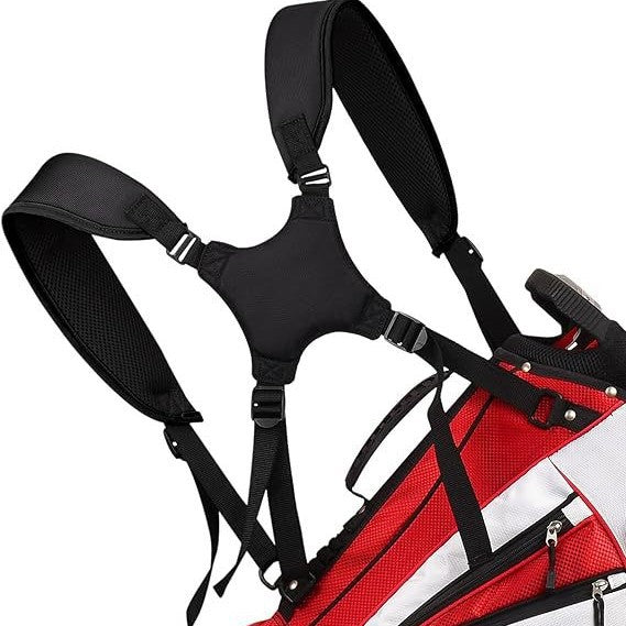 Golf Bag Replacement Straps Cross Adjustable Double Shoulder Straps