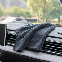 High-performance Car Drying Towel with Microfibre Towel Construction, No Shed Car Drying Towel, Gray Multipurpose Detailing and Cleaning Cloth