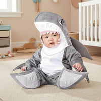3D Small Sea Creature Costume | Full-Body, Infant Shark Jumpsuit, for Halloween