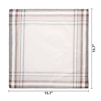 Cotton Plaid Handkerchief Thin Cotton Handkerchief Absorbent