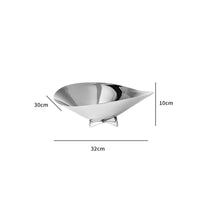 Stainless Steel Fruit Bowl Polished for Dining Table, Homeowners