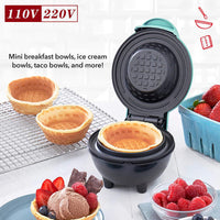 Waffle Bowl Maker Breakfast Machine 350W 2-3 People
