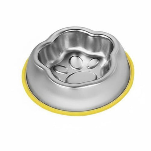 Slow Feeder Pet Bowl Easy to Clean Anti-Choke Dog Bowl Rounded Edges Stainless Steel for Dogs, Cats