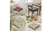 Comfortable Chair Cushion with Ties Quilted Tufted Seat Cushion Padded Chair Pad with Ties Thick for Students, Dining Chairs, Tatami