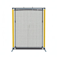 Tennis Rebound Net Black and Yellow Tennis Rebounder Hanging