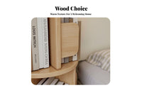 Revolving Book Revolving Book Organizer with Drawer 360° Rotating Design