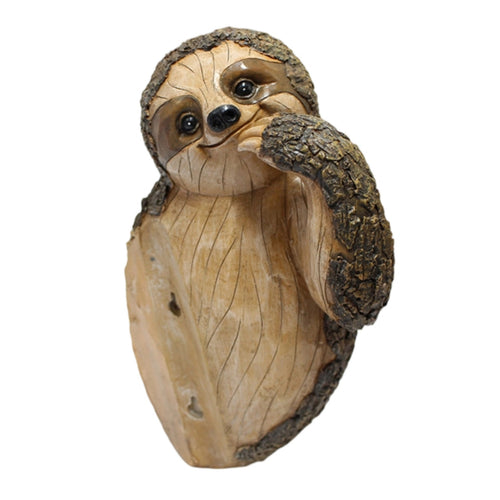 Sloth Tree Statue Outdoor Sloth Tree Garden Ornament Realistic for Patio