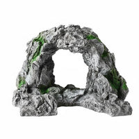 Stone-Like Aquarium Ornament Realistic Rock-Textured Shelter Aquatic Decoration for Aquarium
