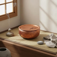 Tea Wash Bowl Handmade Tea Waste Bowl Japanese Tranquil Style Tearoom Ceremony Accessories
