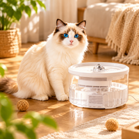 USB Pet Fountain Eco-Friendly Pet Water Fountain Easy to Clean for Indoor, Cats