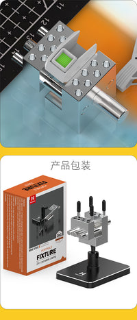 MAZHA桌面台钳手持小台钳 二合一T0010 高达模型打磨上色切割工具