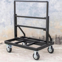 Foldable Panel Trolley Swivel Casters Glass Trolley Brake Wheels Door Vehicle Heavy Duty