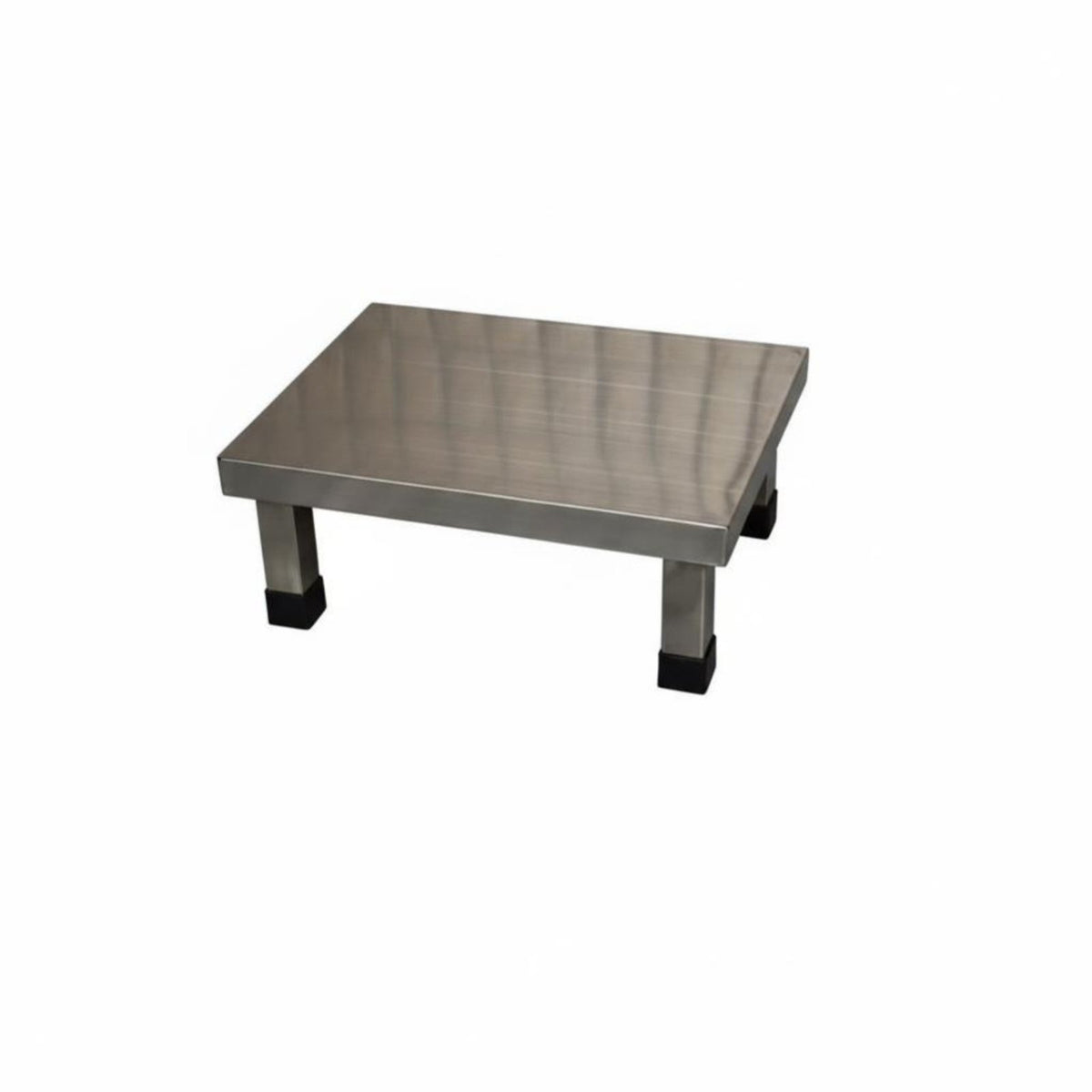Stainless Steel Square Stool Long-Lasting Construction Utility Seating