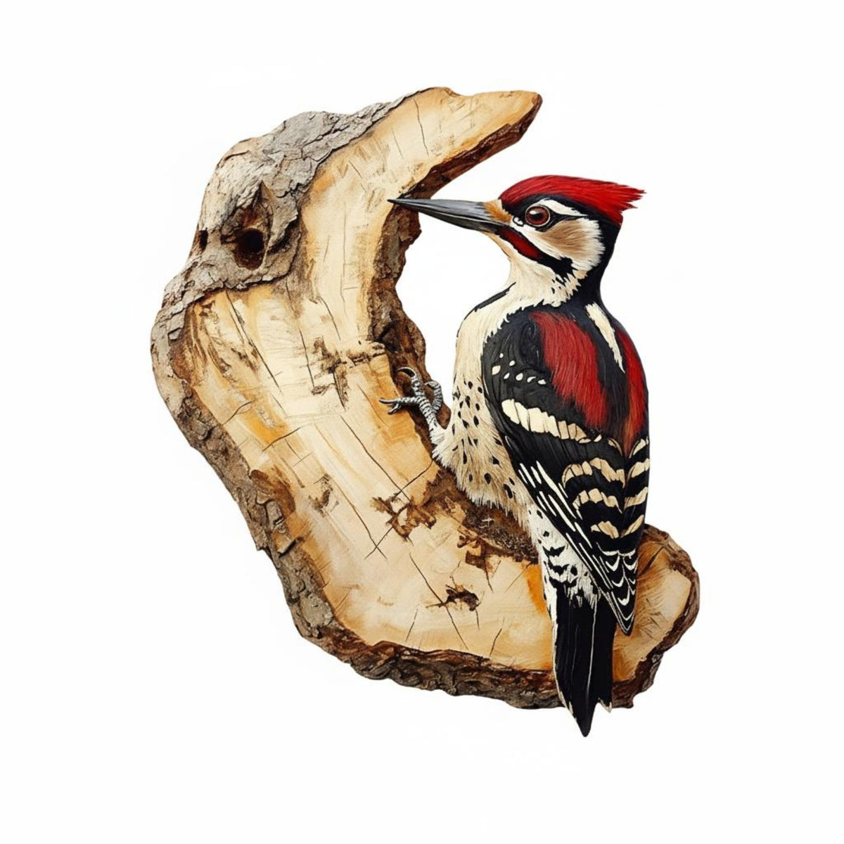 1 Piece Wooden Wall Sign Rustic Bird Hanging Plaque Natural Wood Rope Wildlife Decoration Suitable for Home Decoration Entryway Gift Giving