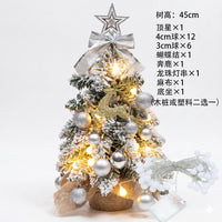 Mini Flocked White Christmas Tree with Snow Effect for Tabletop (45/60cm)