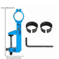 Aluminum Alloy Drill Fixed Stand Clamp Mount Drill Clamping Stand Hex Key Included for Workbench