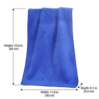10-Pack Thick Microfibre Cloth and Dish Cloths, 30cm x 60cm Glass Cloth for Car Cleaning, 400 GSM High Absorbency Wear Resistant for Hair Drying