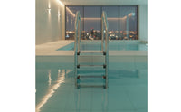 Stainless Steel Pool Ladder Polished 4-Step Pool Ladder Rust Resistant Non-Slip for Swimming Pools, Spas
