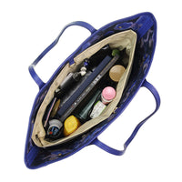 Extra Large Oxford Cloth Handbag Organizer Insert with Double Zipper for Tote Bags