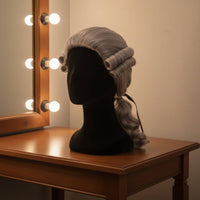 Founding Father Hairpiece Breathable Mesh 18th Century Peruke Adjustable Size