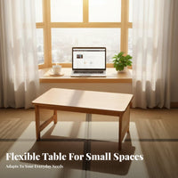 Foldable Bed Desk Space-Saving Foldable Bed Tray with openings Multi-Functional Built-in beverage holder Holder for Students