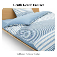 Plaid Bedclothes Ensemble Gets Softer with Wash Plaid Duvet Cover Set for Adults