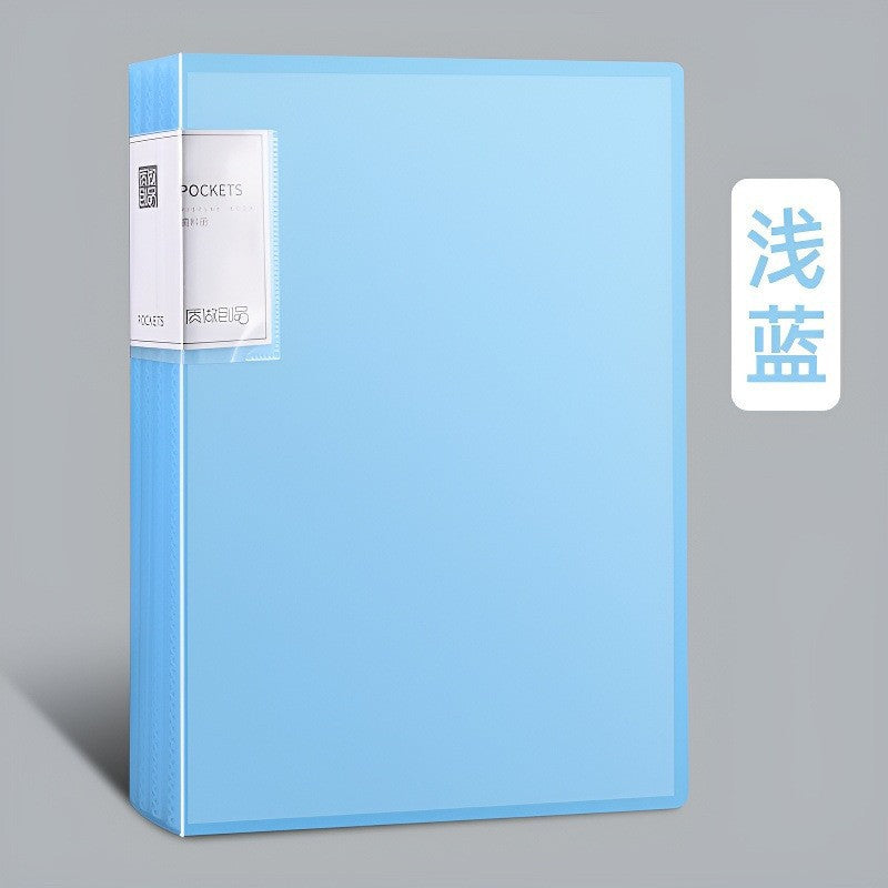 30 Pages / No Buckle Light Blue