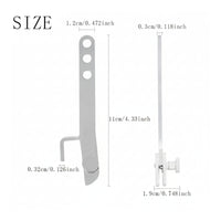 Bassoon Balance Rod with Hook Sturdy Bassoon Balance Rod Silver Strap Adjuster for Performance