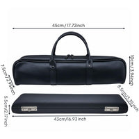 Flute Case Shielded EVA Zipper Instrument Bag Music Accessory for School