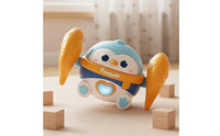Lights and Music Musical Light up Penguin Early Development Electric Crawling Penguin Voice Activated Rolling Toy for Toddlers