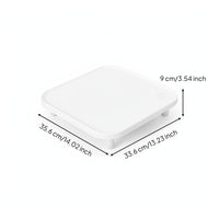 White Elevated Pet Bowl Stand Elevated Pet Feeder Stand Smooth Finish