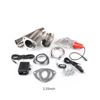 Stainless Steel Variable Sound Exhaust Controller Universal Fit Electric Exhaust Valve for Car Modification, Racing