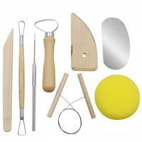 8 Pieces 8 Piece Pottery Tool Set Long-Lasting Clay Sculpting Tool Set