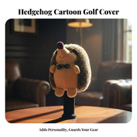 Hedgehog Sporting Headcover Scuff Protection Soft Creature Club Cover Soft Driver Headcover Novelty Gift for Golfers