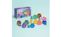 20 Pieces Colorful Sea Animal Counting Toy with Matching Cups Bright Animal Counting Toy with Sorting Cups Learning Educational for Classroom, Playroom, Bath Time