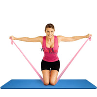 Yoga Resistance Bands for Strength Training and Stretching, Latex Exercise Bands for Men and Women