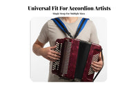 Long-Lasting Nylon Accordion Straps Comfortable Accordion Straps Breathable