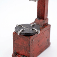 1:64 Scale Tire Changer Model for Garage Diorama, Realistic Miniature Repair Shop Tool, Hobbyist Res - Image 9