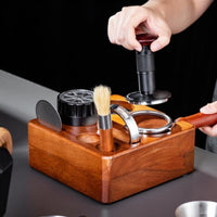 Espresso Tamping Station Multifunctional Portafilter Holder Base for Cafe