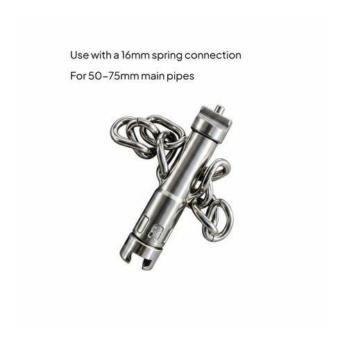 Double Chain Pipe Cleaner Reusable Chain Drain Cleaner Flexible Coil